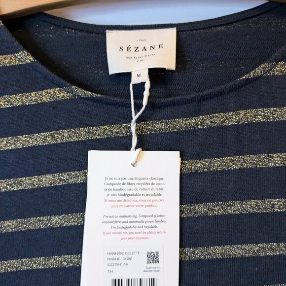 Sezane Striped Top  Colette Marinière - Picture 4 of 7